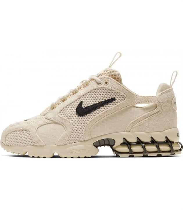 کتانی رانینگ مردانه نایک Stussy x Nike Air Zoom Spiridon Cage 2 Fossil